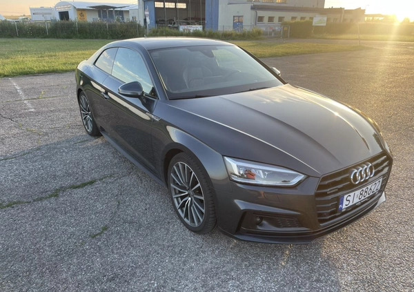 Audi A5 cena 130000 przebieg: 107241, rok produkcji 2018 z Chorzów małe 106